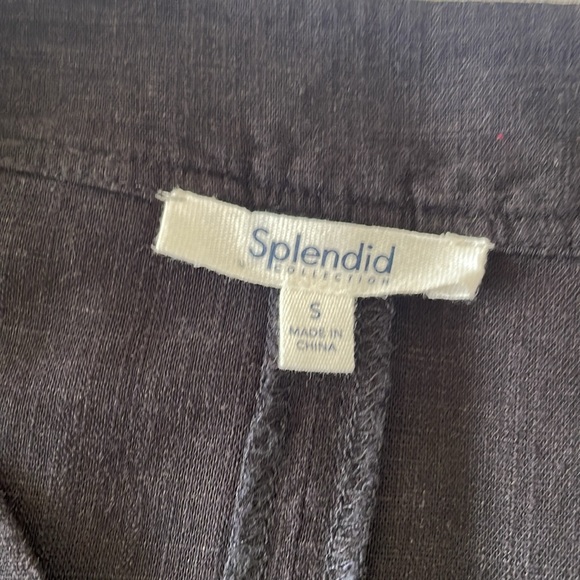 SPLENDID BLACK LINEN PULLOVER DRESS - Picture 2 of 6